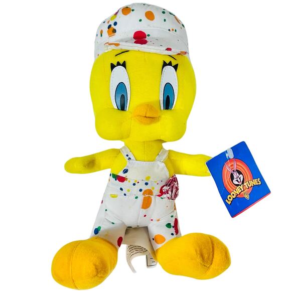 Looney Tunes Tweedy Bird Plush Painting Outfit Vintage 1998 ACE 9" New With Tag - Picture 1 of 11